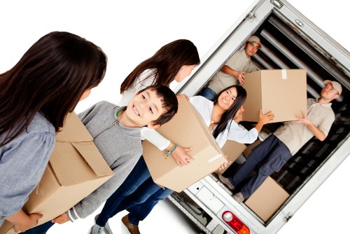 Van moving household items in Hillingdon