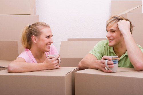 Local moving team handling boxes and furniture in Hillingdon