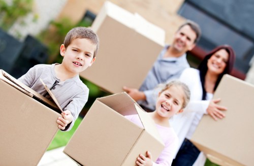 Packing fragile household items with protective materials