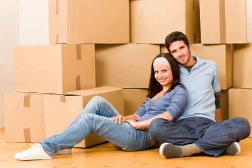 Preparing bulky furniture for removal in a Hillingdon property
