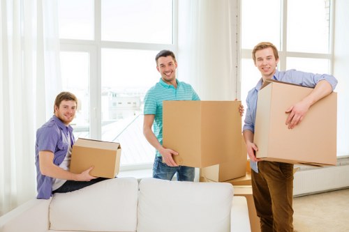 Removal truck used for house or office transport in Hillingdon