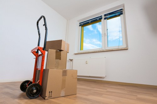 Checklist and packing preparation for an office relocation