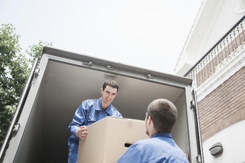 Driver assisting with flat move access in Hillingdon