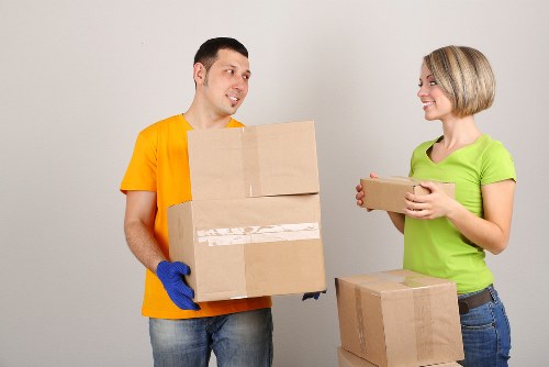Local moving van supporting residential and office transport in Hillingdon