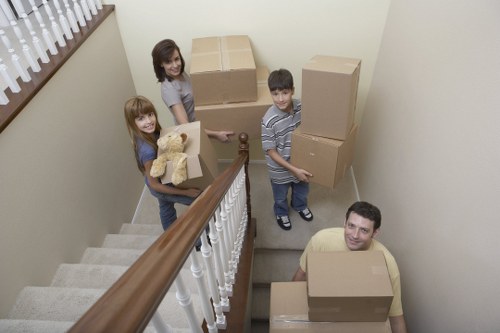 Packing and loading preparation for a move in Hillingdon